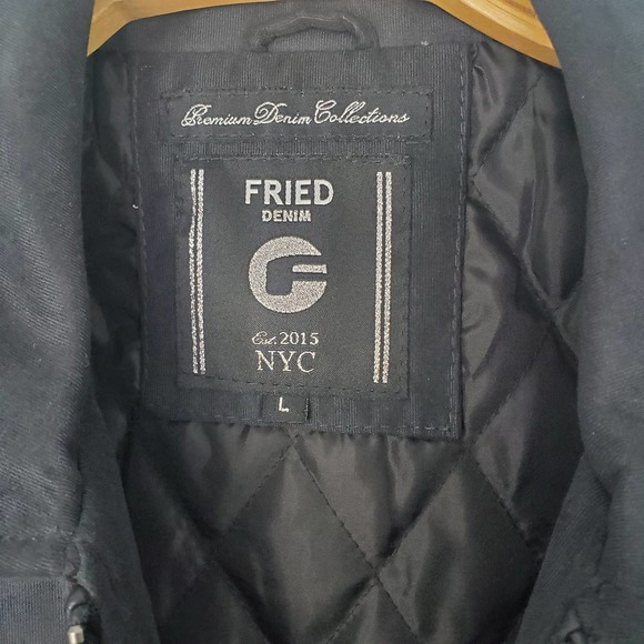 Men Black Jacket Size L - Picture 3 of 5